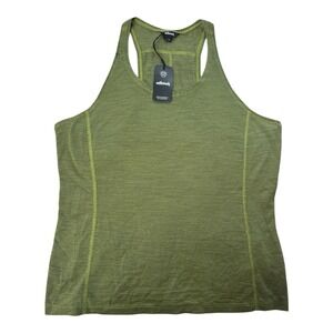 NWT Allbirds Natural Run Form Tank Top Women's XL Green Merino Wool